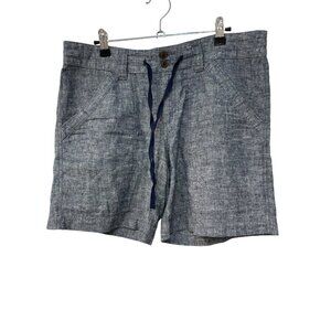 Patagonia Island Hemp Women's Size 10 Blue Gray Drawstring Outdoor Hiking Travel